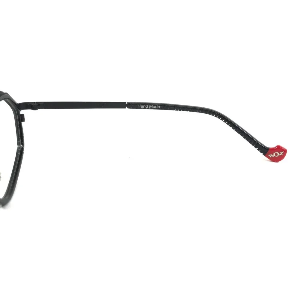 BOZ by J.F. Rey Eyeglasses Frames MICHELE 0005 Shiny Black Gray Gold 53-16-140
